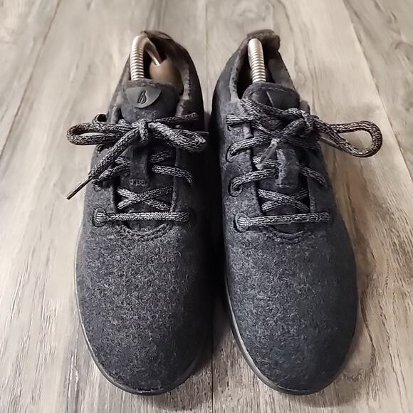 Allbirds Women’s Wool Runners Natural Black/Black sole Size 9 - Picture 6 of 9